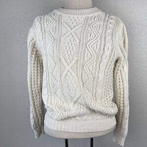 Vintage Daddy’s Money Cable Knit Sweater Size S EUC